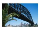 Low angle view of a bridge, Sydney Harbor Bridge, Sydney, New South Wales, Australia