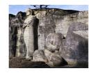 Statues of Buddha carved in rock, Gal Vihara, Polonnaruwa, Sri Lanka