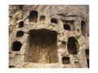 Buddha Statue Carved on a wall, Longmen Caves, Luoyang, China