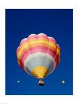 Low angle view of hot air balloons in the sky, Albuquerque, New Mexico, USA