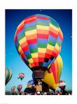 Low angle view of hot air balloons in the sky, Albuquerque International Balloon Fiesta, Albuquerque, New Mexico, USA