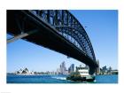 Low angle view of a bridge, Sydney Harbor Bridge, Sydney, Australia
