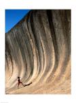 Low angle view of a rock, Wave Rock, Hyden, Western Australia, Australia