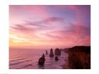 High angle view of rock formations, Twelve Apostles, Port Campbell National Park, Australia