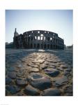 Low angle view of an old ruin, Colosseum, Rome, Italy