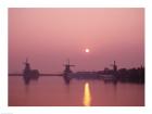 Windmills at Sunrise, Zaanse Schans, Netherlands