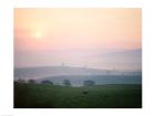 Sunrise near Hawes, Yorkshire Dales National Park, North Yorkshire, England