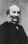 Portrait of Pierre Edmond Teisserenc de Bort, French politician, end of 19th century (b/w photo)