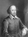 Portrait of William Shakespeare (1564-1616) (engraving)