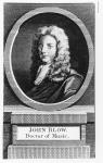 Portrait of John Blow (1649-1708) (engraving)