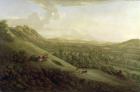 A View of Boxhill, Surrey, with Dorking in the Distance, 1733 (oil on canvas)