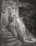 The Dwelling of the Ogre, engraved by Heliodore Joseph Pisan (1822-90) c.1868 (engraving)