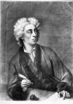 Portrait of Alexander Pope (1686-1744) (engraving) (b/w photo)