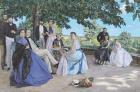 Family reunion, 1867 (oil on canvas)