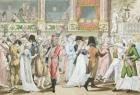 Costume Ball at the Opera, after 1800 (colour litho)