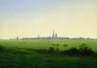 Meadows near Greifswald (oil on canvas)