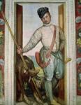 Self Portrait in Hunting Costume, 1562 (fresco)