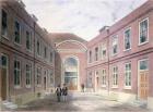 The Inner Court of Girdlers Hall Basinghall Street, 1853 (w/c on paper)