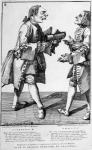 Osterreich and the Cavaliere Ghezzi, print made by Matthias Oesterreich, 1751 (engraving)