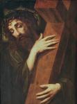 Christ Carrying the Cross (oil on panel)