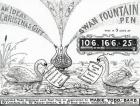 Advert for Swan Fountain Pens, from an Illustrated Trade Catalogue, c.1900-10 (litho)