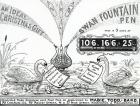 Advert for Swan Fountain Pens, from an Illustrated Trade Catalogue, c.1900-10 (litho)