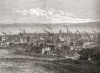 View of Dundee, Scotland, from The Law in the 19th century, when the city had over 60 jute mills. From Cities of the World, published c.1893.