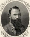 Portrait of Major-General J.E.B. Stuart (1833-64) (litho)
