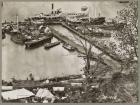 Landing supplies on the James River, Virginia, 1865 (b/w photo)