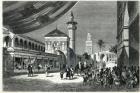 A Bazaar at Tunis (engraving)