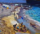 Detail of Overlooking Porthmeor beach,St Ives,2015,(oil on canvas)