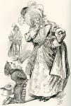 Major Tpschoffki. Illustration by Harry Furniss for a Charles Dickens Christmas story, Going Into Society, from The Testimonial Edition, published 1910.