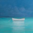 White boat, Kilifi 2012 (acrylic on canvas)