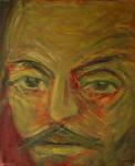 Shakespeare, Othello, from 'The Faces of Shakespeare' (oil on canvas)