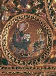 The Pala d'Oro, detail of St. Matthew (gold & enamel inlaid with precious stones)