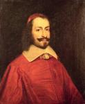 Cardinal Jules Mazarin (1602-61) copy of a 17th century portrait (oil on canvas)