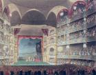 Interior of Drury Lane Theatre, 1808 (coloured aquatint)