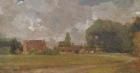 Golding Constable's House, East Bergholt: The Artist's birthplace (Landscape with Village and Trees) (oil on canvas)