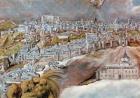 View and Map of the Town of Toledo, detail of the Tavera hospital, 1609 (oil on canvas) (detail of 124615)