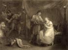 In Calchas' tent, Act V, Scene II, from 'Troilus and Cressida' by William Shakespeare (1564-1616) engraved by Luigi Schiavonetti (1765-1810) (engraving)
