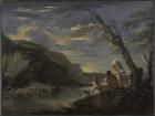 Landscape with Bathers, c.1660 (oil on canvas)