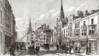 High Street, Southampton, Hampshire, England in the late 19th century. From Our Own Country published 1898