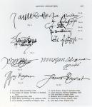 Signatures of Scottish 15th and 16th century royalty, aristocracy and clergy (pen & ink on paper)