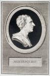 Charles Louis de Secondat, Baron de Montesquieu (1689-1755) (engraving)