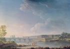 The Ile Saint-Louis and the Pont de la Tournelle, c.1780 (oil on canvas)