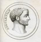 Emperor Diocletian, from 'Crabb's Historical Dictionary', published 1825 (litho)