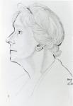 Mary Ethel Gill, 1940 (pencil & sanguine on paper)