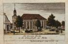 The Church of St. George in Konigsstadt, Berlin, 1797 (etching)