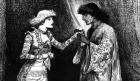 Miss Ellen Terry as Desdemona and Mr. Irving as Othello (litho)