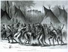 Scalp Dance from 'Sketches of Indian Warfare' (engraving)